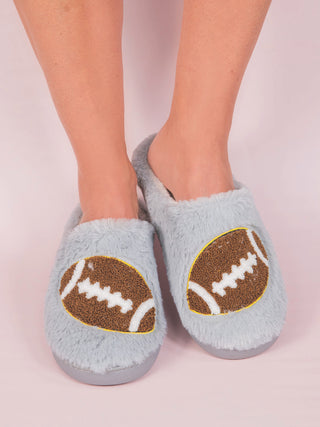 Simply Southern Football Slippers