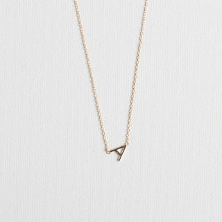 Michelle McDowell Initial Necklace in Gold