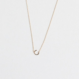 Michelle McDowell Initial Necklace in Gold
