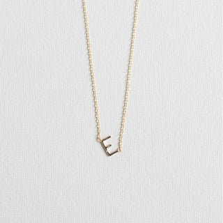 Michelle McDowell Initial Necklace in Gold