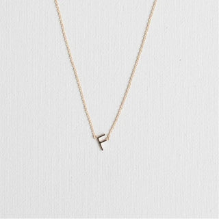 Michelle McDowell Initial Necklace in Gold