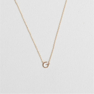 Michelle McDowell Initial Necklace in Gold