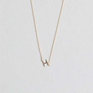 Michelle McDowell Initial Necklace in Gold