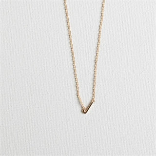 Michelle McDowell Initial Necklace in Gold