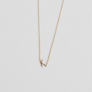 Michelle McDowell Initial Necklace in Gold