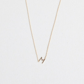Michelle McDowell Initial Necklace in Gold