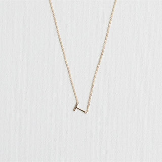Michelle McDowell Initial Necklace in Gold