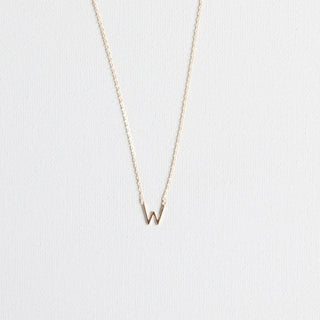 Michelle McDowell Initial Necklace in Gold