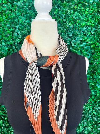 Autumn Stroll Pleated Scarf