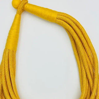 Slub 8-Strand Necklace Golden Rod