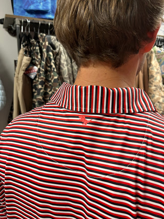 Autilove Men's Performance Polo in Athens Home Team 3 Stripe