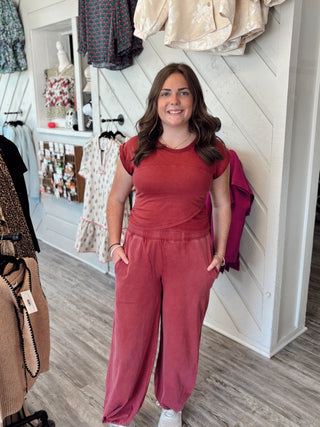 Weekend Mineral Wash Lounge Set in Winterberry