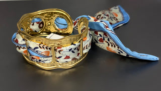 Whimsical Garden Scarf Bracelet