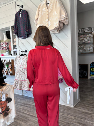 Simply Southern Holiday Pj Set Red