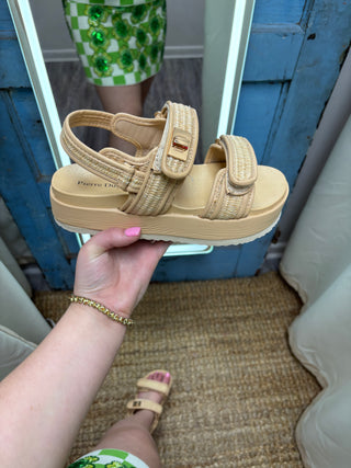Isla Woven Platform Sandal
