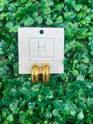 Pure Shine Chunky Hoops