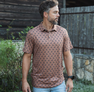 Burlebo Performance Polo Whitetail Deer Brown