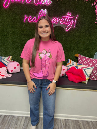 Blossom Boot Graphic Tee