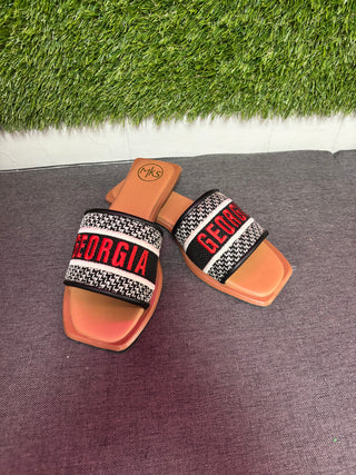 Georgia Gameday Sandals