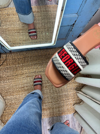 Georgia Gameday Sandals