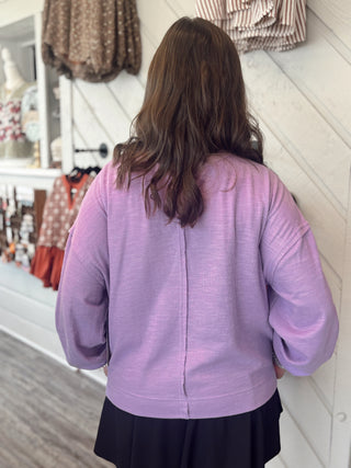 Long Weekend Knit Sweatshirt