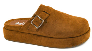 Corky’s Holidaze Tobacco Faux Suede Slip-Ons