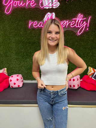Ribbed Crop Tank (3 colors)