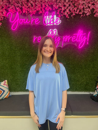 Southern Shirt Company Relaxed Essential Top in Blue Dream