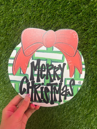Merry Christmas Mini Attachment for Door Hanger