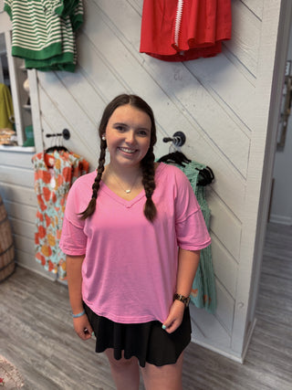 Simply Southern Classic Crossover Skort in Black