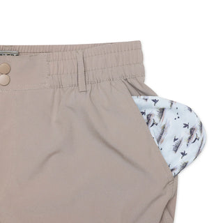 Burlebo Everyday Short - Cobblestone Khaki - Duck Hunt Pocket 5.5"