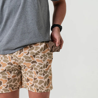 Burlebo Everyday Short - Venado Camo - Brown Pocket