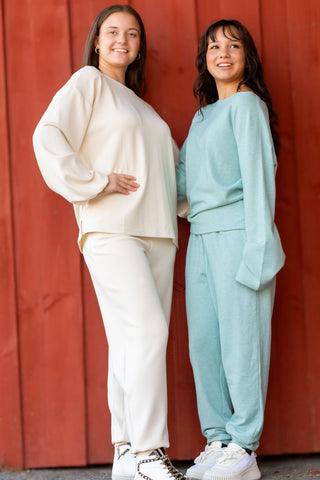 Southern Shirt Company AstroKnit Bella Joggers - Off White