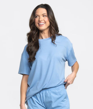 Southern Shirt Company Relaxed Essential Top in Blue Dream