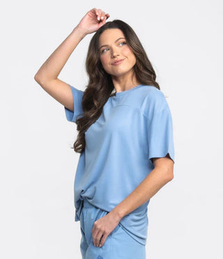 Southern Shirt Company Relaxed Essential Top in Blue Dream