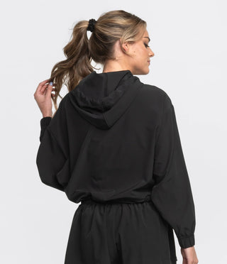 Southern Shirt Company Hybrid Cropped Hoodie - Deep Space