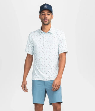 Southern Shirt Company Fore The Best Printed Polo - Fore The Best