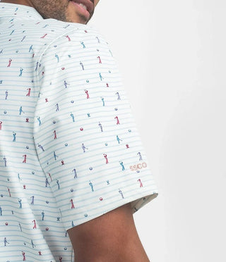 Southern Shirt Company Fore The Best Printed Polo - Fore The Best