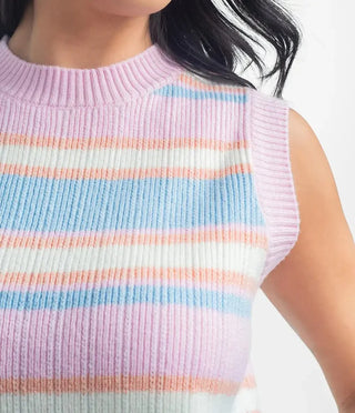 Southern Shirt Company Couch To Cabana Knit Tank - Coastal Crush