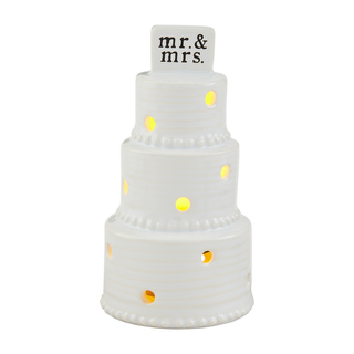 Mud Pie Light Up Sitter Wedding Cake