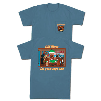 Old Row The Poker Dogs Pocket Tee