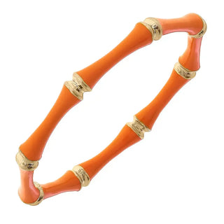Celeste Enamel Bamboo Bangle (2 colors)