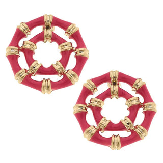 Lilly Bamboo Stud Earrings