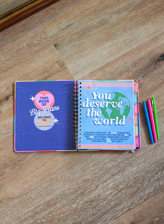 17 Month Planners - (2026 - 2027): Happy Checkered