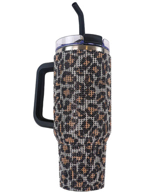 Simply Southern 40 oz Tumbler Sequin Leopard