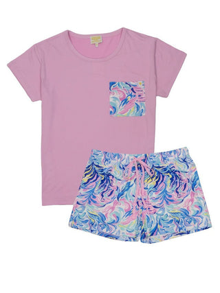 Simply Southern Pajama Set Watercolor