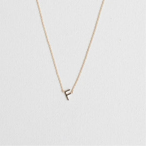Michelle McDowell Initial Necklace in Gold
