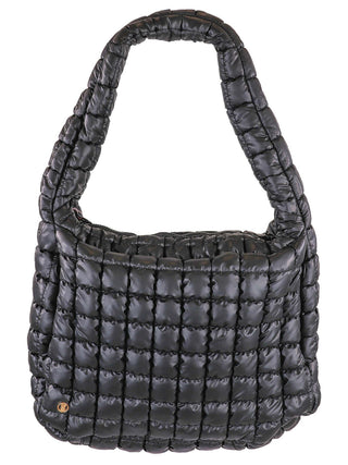 Simply Southern Puff Hobo Bag in Black