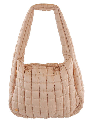 Simply Southern Puff Hobo Bag in Mocha