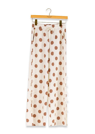 Simply Southern Tie Lounge Pant in Cream